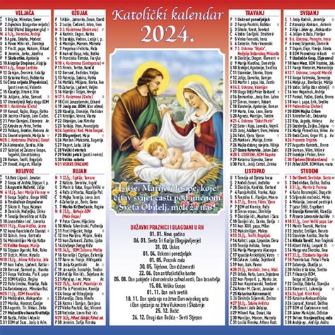 kalendari katolik 2024 shqip